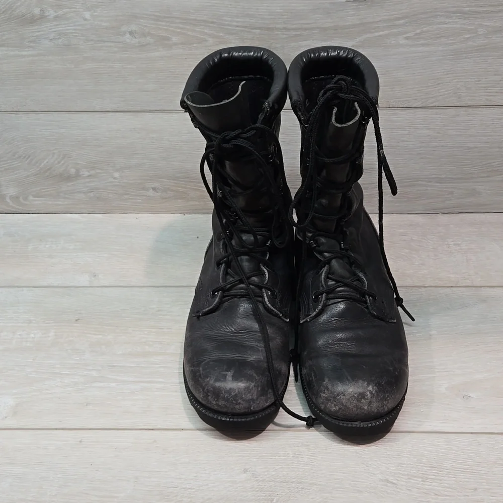 J4 -97 Mens Vintage Military Army Combat Lace Up Boots Tactical shoes sz 4.5W